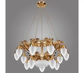 Lampy sufitowe - Kemar OW150 - Żyrandol OURO EAGLE 15xE27/60W/230V + 6xE27/100W/230V - miniaturka - grafika 1