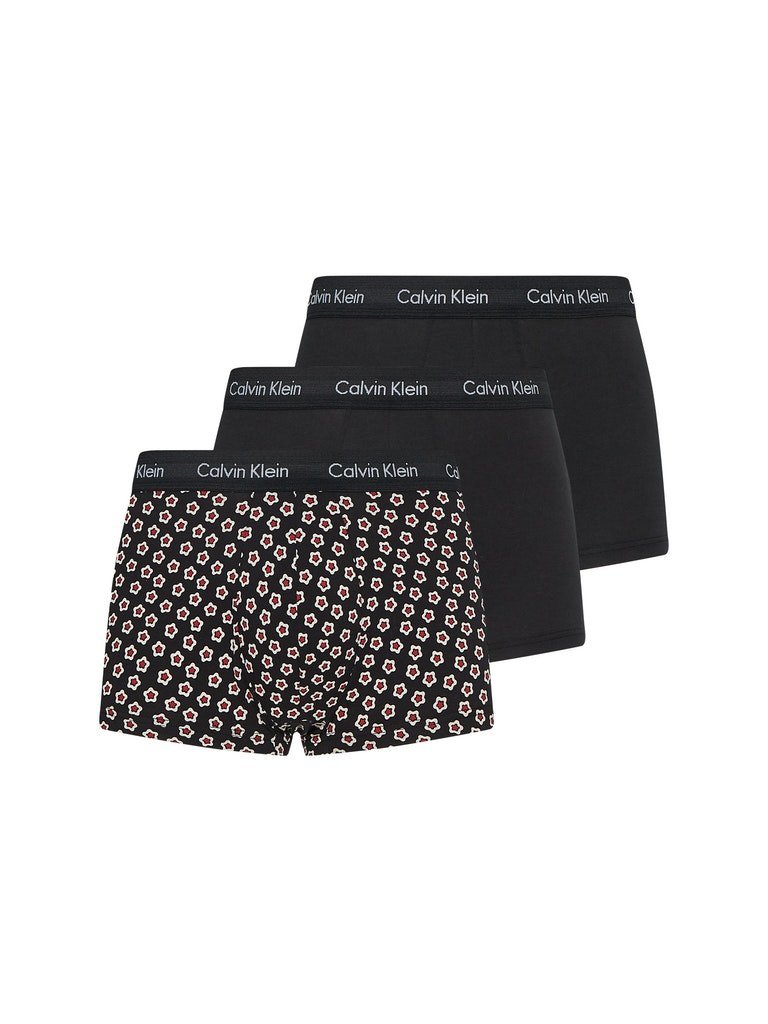 Calvin Klein Bokserki Męskie 3 Pary Low Rise Trunk Black 000Nb3055A X1L S