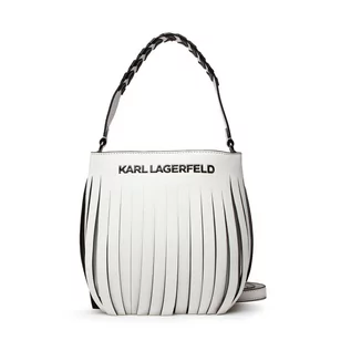 Torebki damskie - KARL Torebka LAGERFELD - 220W3030 White - grafika 1