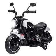 Pojazdy elektryczne dla dzieci - Milly Mally Pojazd na akumulator Motocykl Eagle White - miniaturka - grafika 1