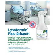 Dezynfekcja - Bezalkoholowy płyn Lysoformin Plus-Schaum do szybkiej dezynfekcji delikatnych powierzchni 1l 12op - miniaturka - grafika 1