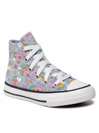 Buty dla dziewczynek - Converse Trampki Ctas Hi 372943C Niebieski - miniaturka - grafika 1