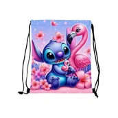 Plecaki worki - Worek Sportowy Na Buty, Kapcie I Akcesoria Szkolne Stitch W05 - miniaturka - grafika 1