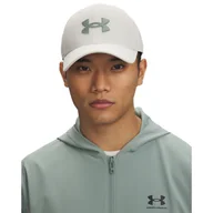 Czapki damskie - Męska czapka z daszkiem Under Armour Men\'s UA Blitzing - beżowa - miniaturka - grafika 1