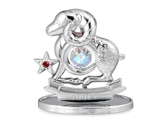 Crystocraft, miniaturka-figurka chromowana Swarovski ZNAK ZODIAKU/Baran, chrom - Figurki dekoracyjne - miniaturka - grafika 1