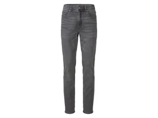 LIVERGY® Jeansy męskie z bawełną, slim fit (54 (38/32), Szary) - Spodnie męskie - miniaturka - grafika 1
