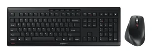 CHERRY JD-8550EU-2 klawiatura Dołączona myszka Dom/Biuro RF Wireless QWERTY Angielski Czarny - Zestawy myszka + klawiatura - miniaturka - grafika 1