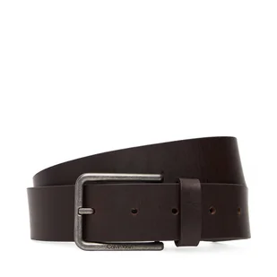 Pasek Męski Calvin Klein Warmth Buckle Smooth 35Mm LV04D7047G Brązowy - Paski - miniaturka - grafika 1