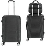 Torby podróżne - Walizka Artnico 63l średnia + kuferek podróżny cza - miniaturka - grafika 1