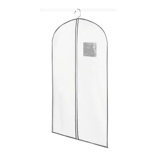 Biały wiszący pokrowiec na ubrania Compactor Suit Bag White - Pokrowce na ubrania - miniaturka - grafika 1