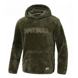 Bluza z kapturem PITBULL Aragon '24 - Oliwkowa  3XL - Odzież taktyczna i umundurowanie - miniaturka - grafika 1