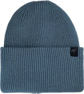 Czapki damskie - Czapka Zimowa 4Fwaw24Acapu511 - Niebieska - miniaturka - grafika 1