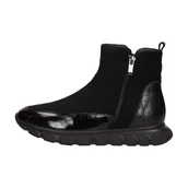 Botki damskie - Czarne botki damskie, sneakersy na zimę Vinceza 10789 - miniaturka - grafika 1