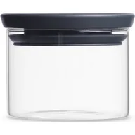 Pojemniki kuchenne - Brabantia Szklany Pojemnik kuchenny 0,3L Pokrywka szara 298301 - miniaturka - grafika 1