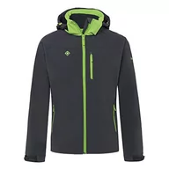 Kurtki męskie - Izas męska kurtka Minto Softshell, dym/jasnozielona, 3 x duża IZAS_IMWSF01091SM/LG3XL - miniaturka - grafika 1