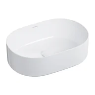 Umywalki - Omnires Mesa umywalka  biała nablatowa 46 x 31,5 MESA460BP - miniaturka - grafika 1