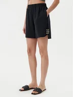 Spodenki damskie - Liu Jo Szorty materiałowe TA5227 J4869 Czarny Relaxed Fit - miniaturka - grafika 1