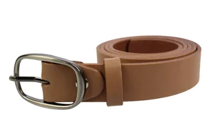 Pasek Damski Skórzany CEZ-MAR (PL) Skóra Licowa EXTRA 30 mm CIELISTY - Paski - miniaturka - grafika 3