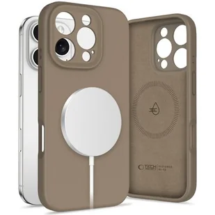 Etui TECH-PROTECT Liquid Silicone Magsafe do Apple iPhone 16 Pro Max Brązowy - Etui i futerały do telefonów - miniaturka - grafika 1