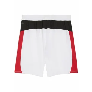 Męskie szorty AC Milan 25/26 PUMA White For All Time Red - Spodnie sportowe męskie - miniaturka - grafika 1