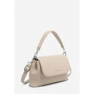 Torebki damskie - Modna Zgrabna Beżowa Listonoszka Torebka Damska LUIGISANTO - miniaturka - grafika 1