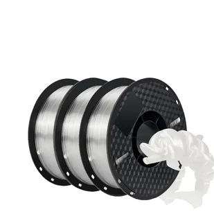 filament do drukarek 3D, materiał PETG, szybka wysyłka, przezroczysty 3 kg - Filamenty i akcesoria do drukarek 3D - miniaturka - grafika 1