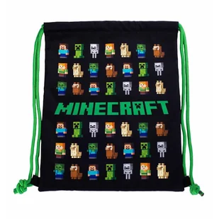Astra Worek Szkolny Na Obuwie Na Buty Trening WF Basen Sportowy Gimnastyczny Do Szkoły Minecraft - Worki na buty - miniaturka - grafika 1