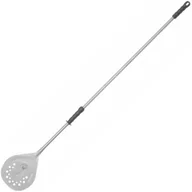 Akcesoria gastronomiczne - Łopata do pizzy Olimpia okrągła perforowana z przesuwanym uchwytem 200 x 1700 mm - miniaturka - grafika 1