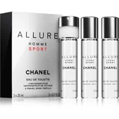 Zestawy perfum męskich - Chanel Allure Homme Sport, zestaw kosmetyków, 3 szt. - miniaturka - grafika 1