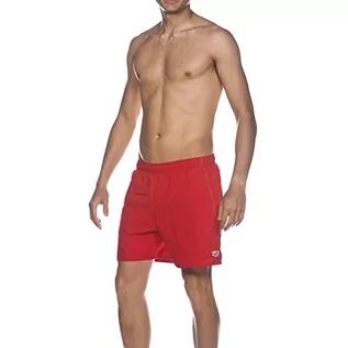 Kąpielówki męskie - Arena szorty kąpielowe dla mężczyzn Fundamentals, 1b328, czerwony, M - grafika 1