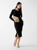 Sukienki - Guess Sukienka codzienna 180572 Czarny Classic Fit - miniaturka - grafika 1