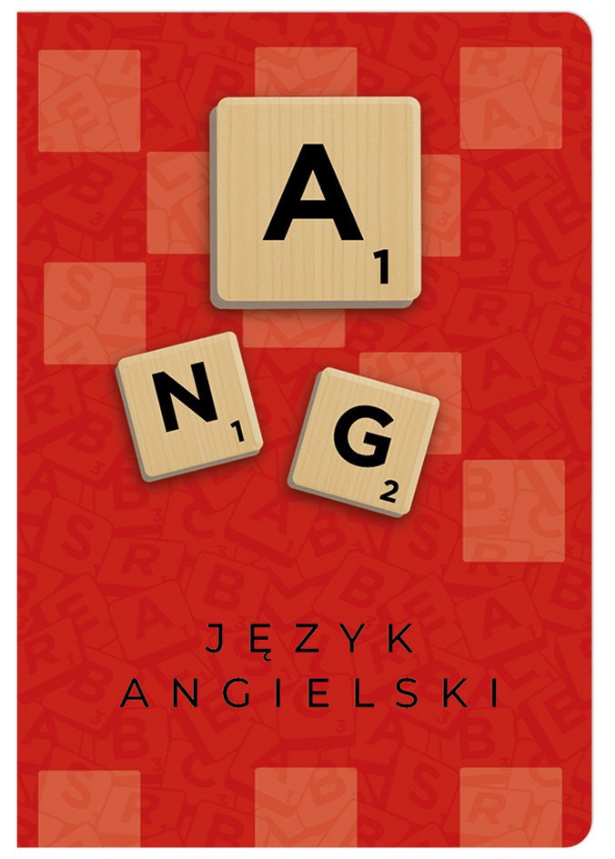 ZESZYT A5 ANGIELSKI, 60 KARTEK, KRATKA, SCRUBLE, ŚCIĄGA BENIAMIN / REXUS