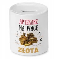 Skarbonki - Dla Aptekarza Skarbonka na Urodziny Prezent z Nadrukiem ze Zdjęciem - miniaturka - grafika 1