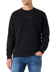 Pepe Jeans David Crew Bluza męska, czarny czarny), XL - Bluzy męskie - miniaturka - grafika 1