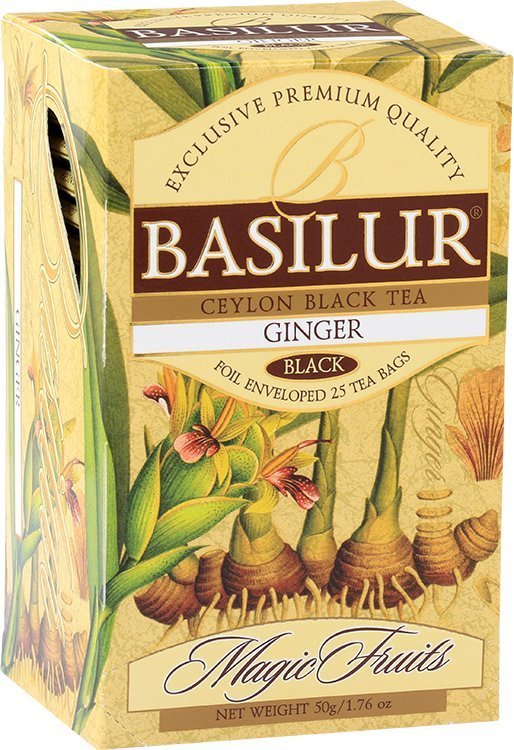 Basilur Herbata czarna ekspresowa Basilur Ginger 25x2g