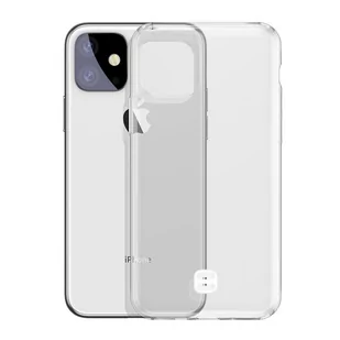 Baseus Transparent Key | Cienkie etui pokrowiec obudowa case do iPhone 11 | Transparentny WIAPIPH61S-QA02 - Etui i futerały do telefonów - miniaturka - grafika 1