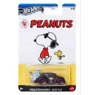Hot Wheels: tematyczny samochodzik - Fistaszki, czarny - Samochody i pojazdy dla dzieci - miniaturka - grafika 1