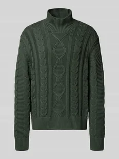 Golf o kroju regular fit z czystej bawełny model ‘UFFE’ - Swetry męskie - miniaturka - grafika 1