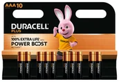 Baterie i akcesoria - Duracell Plus Jednorazowa bateria AAA Alkaliczny - miniaturka - grafika 1
