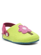 Buty dla dziewczynek - Agatha Ruiz de la Prada Kapcie 221975-C M Zielony - miniaturka - grafika 1