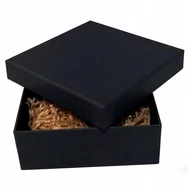 Opakowania i torebki na prezenty - Ziemia Obiecana Pudełko tekturowe kraft 23x16x6.5 cm czarne - miniaturka - grafika 1