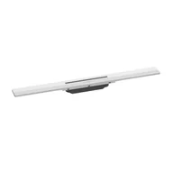 Odpływy liniowe - Hansgrohe RainDrain Flex Odpływ liniowy 70 cm biały mat + uBox Universal Zestaw podstawowy do odpływu liniowego montaż standardowy 56043700+01001180 - miniaturka - grafika 1