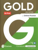 Książki do nauki języka angielskiego - Gold B2 First with Online Practice Coursebook - miniaturka - grafika 1
