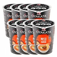 Zupy w płynie - Oyakata Zupka Chińska Makaron Miso Ramen Zupa Błyskawiczna ZESTAW 8 szt. - miniaturka - grafika 1
