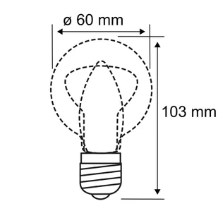 Paulmann żarówka LED B22d A60 9W 2 700 K opalowa - Żarówki LED - miniaturka - grafika 1