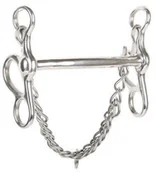 Akcesoria jeździeckie - HARRY''S HORSE Pelham zaprzęgowy typu Butterfly sztywny 12 mm - miniaturka - grafika 1