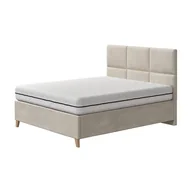Łóżka - Łóżko RIFF NEW CONCEPT kontynentalne light : Rozmiar - 160x200, Tkanina - Grupa II, Pojemnik  - Z pojemnikiem, Nogi - Metalowa czarna - miniaturka - grafika 1