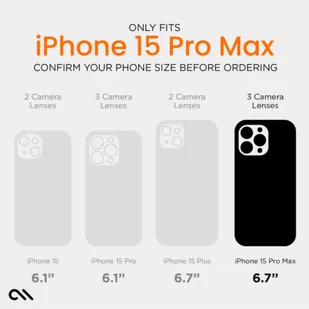 Case-Mate Ultra Tough Plus D3O MagSafe - Etui iPhone 15 Pro Max (Clear) - Pozostałe akcesoria do telefonów - miniaturka - grafika 7
