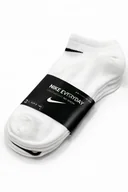 Skarpetki męskie - Skarpety stopki NIKE rozmiar 42-46 3 pary białe (10322) - miniaturka - grafika 1