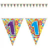 Baby shower i roczek - Folat Baner flagi "Urodziny 1 - Roczek", FOLAT, 6 m FL60001 - miniaturka - grafika 1